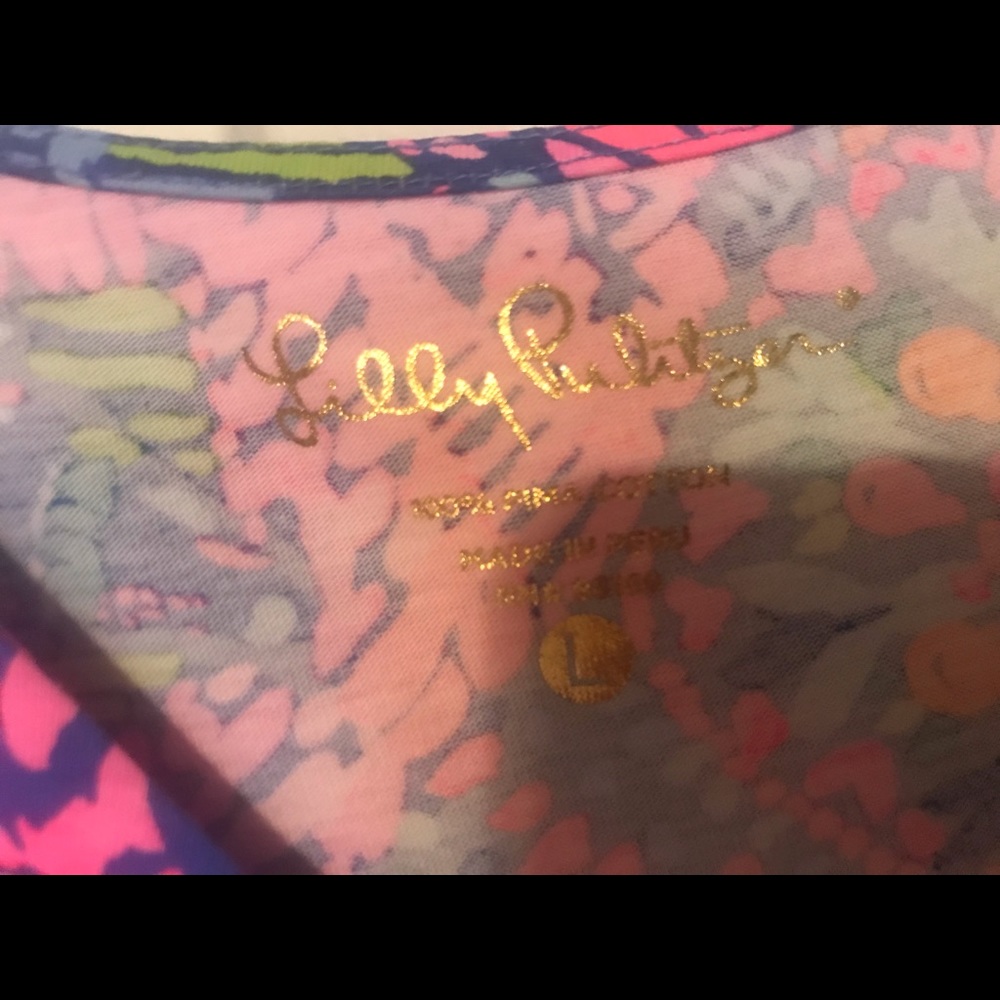 Lilly Pulitzer No Problem Llamma Dress Large EUC - Picture 4 of 4